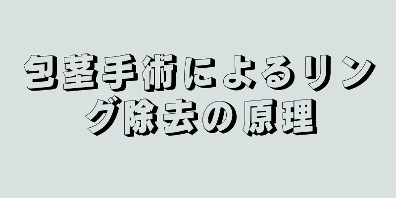 包茎手術によるリング除去の原理
