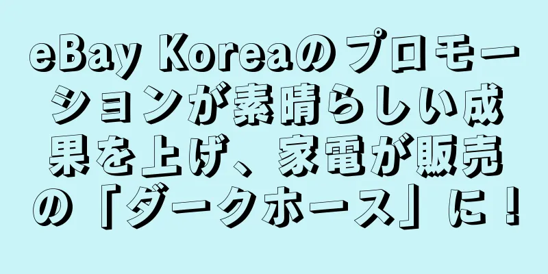 eBay Koreaのプロモーションが素晴らしい成果を上げ、家電が販売の「ダークホース」に！
